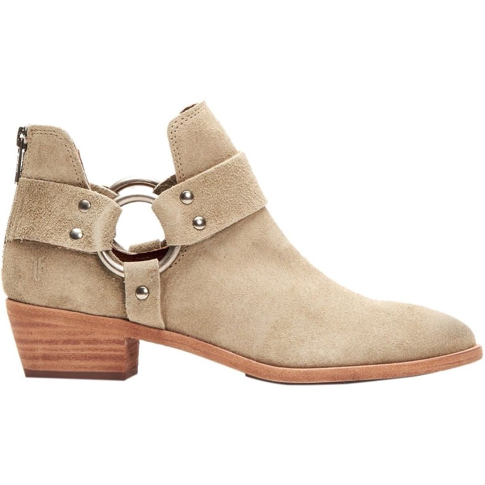 Frye Suede Ray Harness Ankle Boot  Women's Size 6 Retail $250